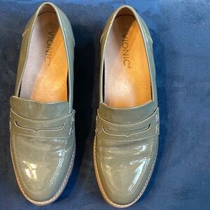 Vionic Patent Leather Slip-On Loafers